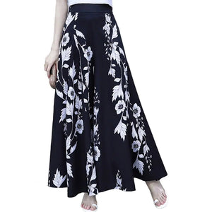 Skirt Pants Flower Print