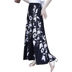 Skirt Pants Flower Print
