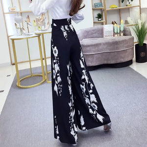 Skirt Pants Flower Print