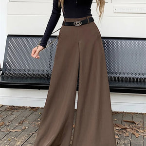 Skirt Pants With Belt