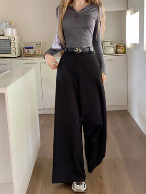 Skirt Pants With Belt