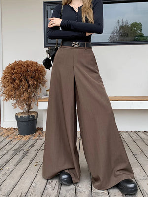Skirt Pants With Belt