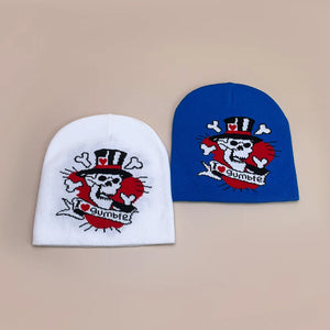 Skull Beanies Y2K