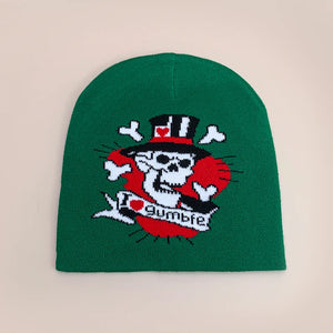 Skull Beanies Y2K