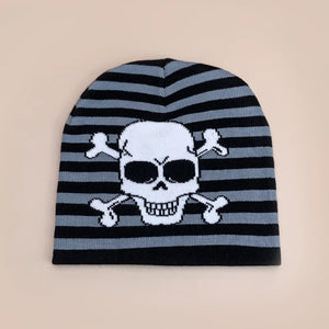 Skull Beanies Y2K