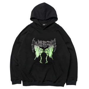 Skull Butterfly Y2k Hoodie