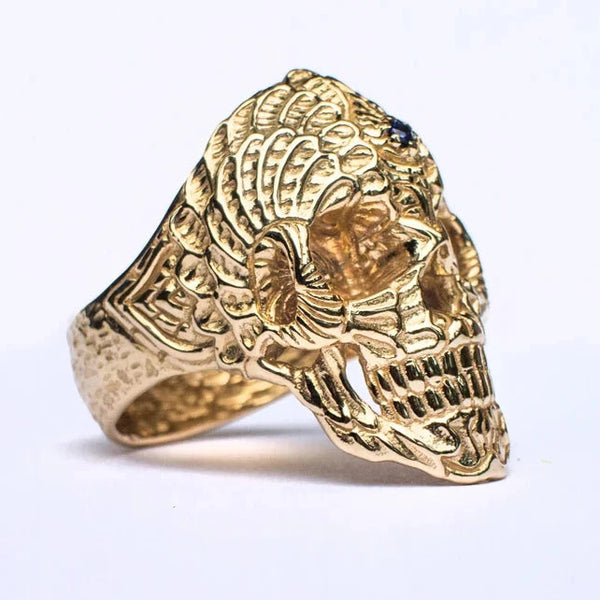 Skull Gold Ring