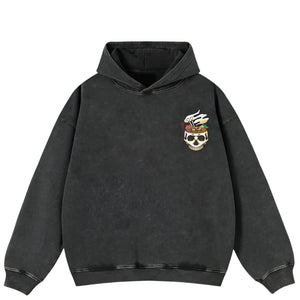 Skull Graphic Y2k Hoodie