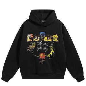 Skull Graphic Y2K Hoodies