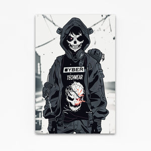 Skull Rogue Cyberpunk Art | CYBER TECHWEAR®