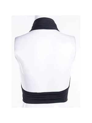 Sleeveless Backless Crop Top