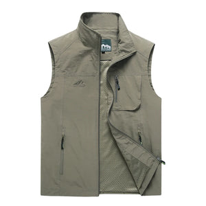 Sleeveless Cargo Vest