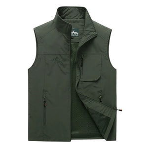 Sleeveless Cargo Vest