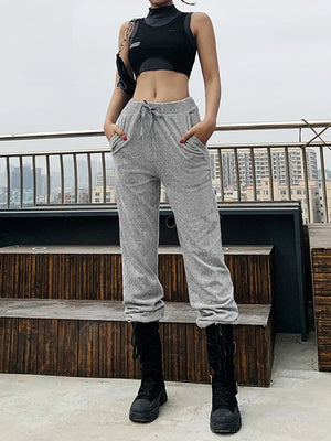 Sleeveless Crop Top Harajuku