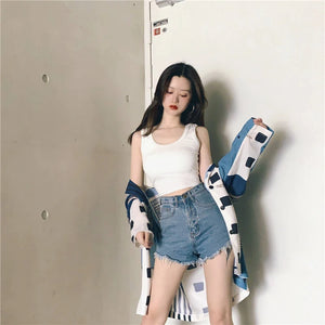 Sleeveless Crop Top Women