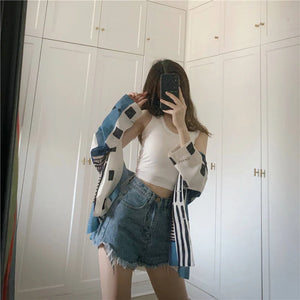 Sleeveless Crop Top Women