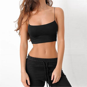 Sleeveless Crop Tops Womens