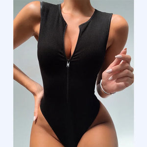 Sleeveless Cut Out Bodysuit