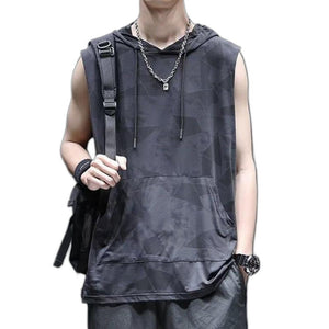 Sleeveless Cyberpunk Tank Top - product view on white background
