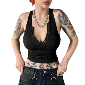 Sleeveless Top Crop