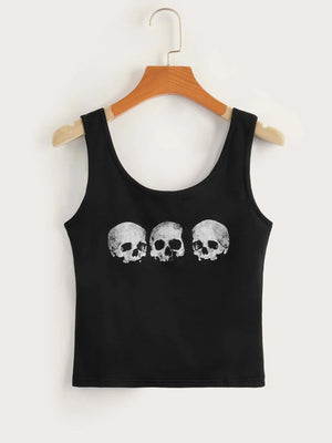 Sleeveless Top Crop