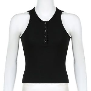 Sleeveless Top Crop