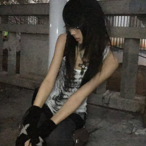 Sleeveless Top Gothic Y2K