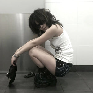 Sleeveless Tops Y2k