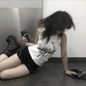 Sleeveless Tops Y2k