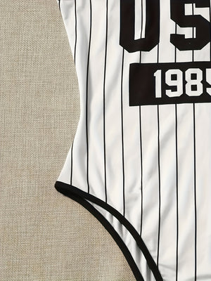 Sleeveless White Bodysuit Bodysuit