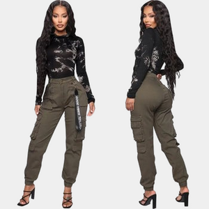 Slim Casual Camo Cargo Pants