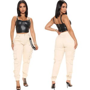 Slim Casual Camo Cargo Pants