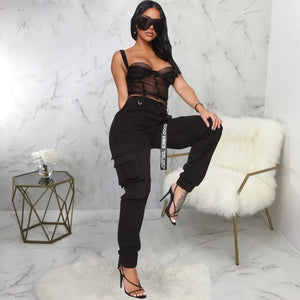 Slim Casual Camo Cargo Pants