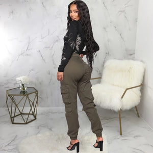 Slim Casual Camo Cargo Pants