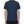 Back view of the Navy Blue slim fit t-shirt on a model, tonal arrow print running down the spine