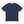 Navy Blue Slim Fit Athletic T Shirt laid flat, front view with crew neck and small logo near the hem