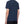 Navy Blue gym t-shirt in a back three-quarter view on a model, tonal arrow print down the back