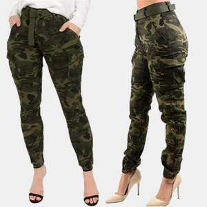 Slim Fit Camo Cargo Pants