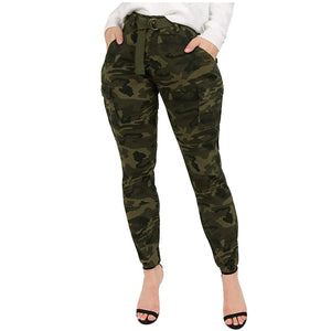 Slim Fit Camo Cargo Pants