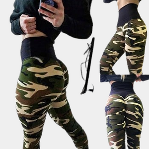 Slim fit camo Women cargo pants