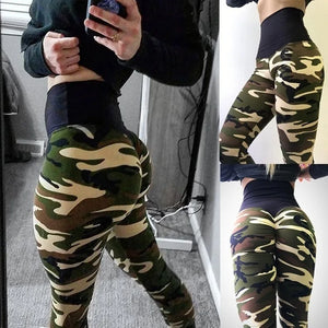 Slim fit camo Women cargo pants