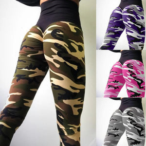 Slim fit camo Women cargo pants