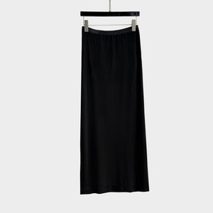 Slim Fit Goth Maxi Skirt