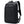 Slim black backpack with a 15.6 inch laptop sleeve and a flat front profile