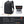 Slim black backpack with a 15.6 inch laptop sleeve and a flat front profile