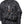 Black and army green slim messenger techwear bag in nylon
