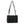 Black and army green slim messenger techwear bag in nylon
