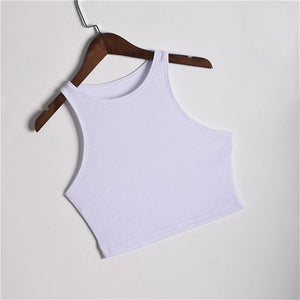 Slim Sleeveless Crop Top
