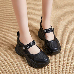 Slip on Platform Black Sneakers