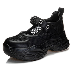 Slip on Platform Black Sneakers